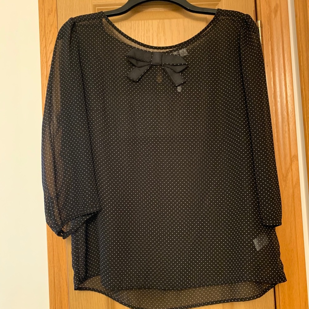 Polka dot blouse